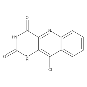 2,4-Dioxo-10-chloropyrimido[5,4-b]quinoline Structure
