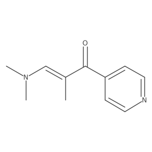 3-(Dimethylamino)-2-methyl-1-(4-pyridinyl)-2-propen-1-one结构式
