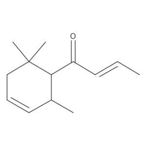 rac-(2E)-1-[(1R,2R)-2,6,6-trimethylcyclohex-3-en-1-yl]but-2-en-1-one Structure