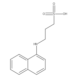 3-(1-Naphthylamino)-1-propanesulfonic acid Structure