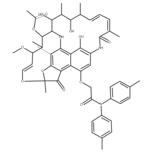 Rifamycin B ditolylamide结构式