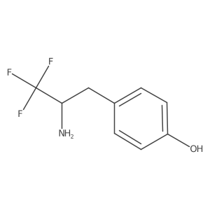 4-(2-Amino-3,3,3-trifluoropropyl)phenol Structure