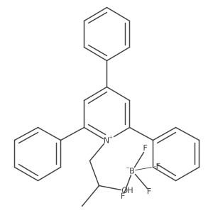 1-(2-Hydroxypropyl)-2,4,6-triphenylpyridin-1-ium tetrafluoroborate结构式