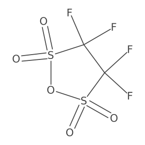 Tetrafluoro-1,2-ethanedisulfonic acid anhydride结构式