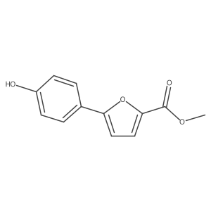 Methyl 5-(4-hydroxyphenyl)-2-furoate Structure
