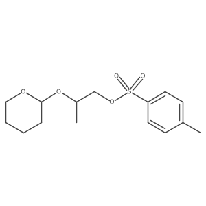 (2R)-2-(tetrahydro-2H-pyran-2-yloxy)propyl 4-methylbenzenesulfonate结构式