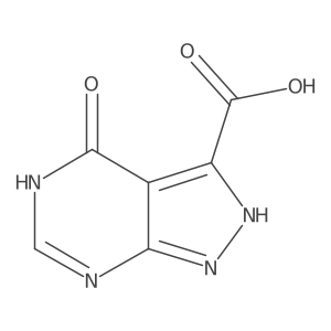 4-Oxo-1,2-dihydropyrazolo[3,4-d]pyrimidine-3-carboxylic acid Structure
