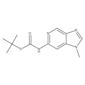 tert-Butyl (1-methyl-1H-imidazo[4,5-c]pyridin-6-yl)carbamate结构式