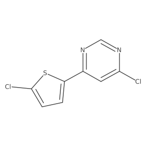 4-Chloro-6-(5-chloro-2-thienyl)pyrimidine结构式