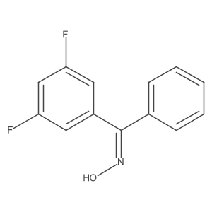 (3,5-Difluoro-phenyl)-phenyl-methanone oxime Structure