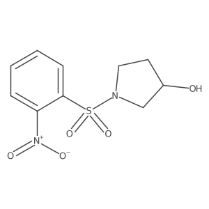 1-(2-Nitro-benzenesulfonyl)-pyrrolidin-3-ol Structure