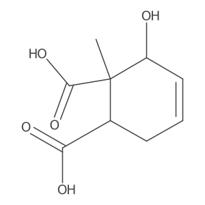 6-Hydroxy-1-methyl-4-cyclohexene-1,2-dicarboxylic acid结构式