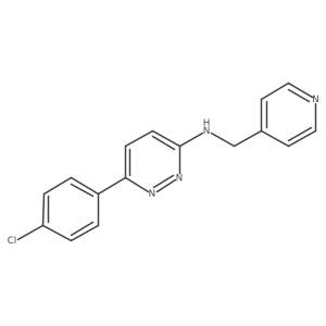 6-(4-chlorophenyl)-N-(pyridin-4-ylmethyl)pyridazin-3-amine Structure