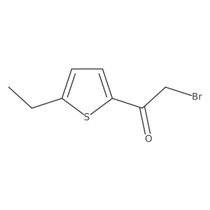 2-Bromo-1-(5-ethylthiophen-2-yl)ethanone结构式