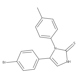 5-(4-bromophenyl)-1-(4-methylphenyl)-1H-imidazole-2-thiol Structure