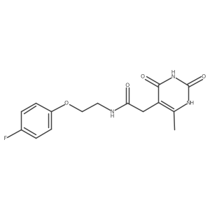 N-(2-(4-fluorophenoxy)ethyl)-2-(6-methyl-2,4-dioxo-1,2,3,4-tetrahydropyrimidin-5-yl)acetamide Structure