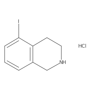 1,2,3,4-Tetrahydro-5-iodo-isoquinoline hydrochloride结构式