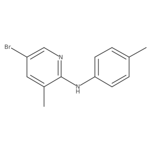 5-Bromo-3-methyl-N-(4-methylphenyl)-2-pyridinamine Structure