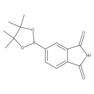 5-(tetramethyl-1,3,2-dioxaborolan-2-yl)-2,3-dihydro-1H-isoindole-1,3-dione结构式