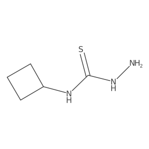 3-Amino-1-cyclobutylthiourea结构式