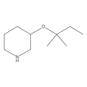 3-(Tert-pentyloxy)piperidine Structure
