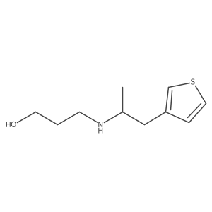 3-[[1-Methyl-2-(3-thienyl)ethyl]amino]-1-propanol Structure