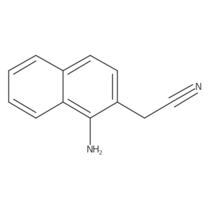 1-Aminonaphthalene-2-acetonitrile结构式