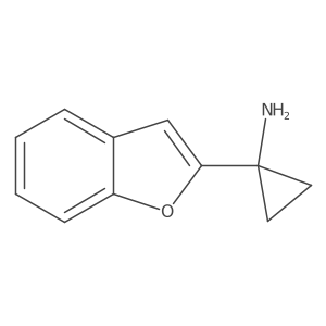 1-(1-Benzofuran-2-yl)cyclopropan-1-amine Structure