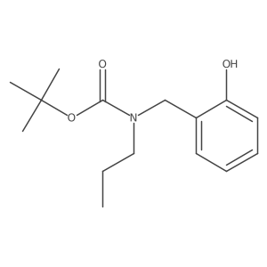 Tert-butyl 2-hydroxybenzyl(propyl)carbamate Structure