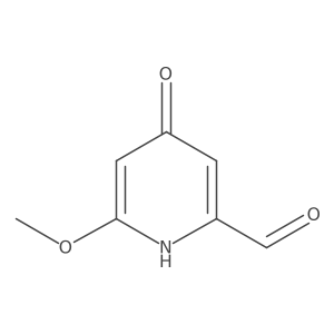 4-Hydroxy-6-methoxypyridine-2-carbaldehyde结构式