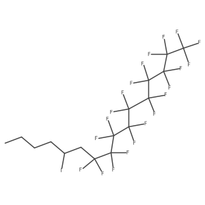 1,1,1,2,2,3,3,4,4,5,5,6,6,7,7,8,8,9,9,10,10-Henicosafluoro-12-iodohexadecane Structure