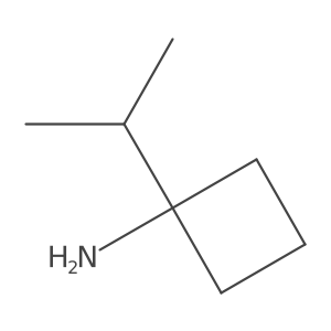 1-Isopropylcyclobutanamine Structure
