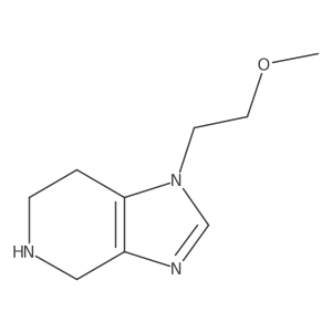 1-(2-Methoxyethyl)-4,5,6,7-tetrahydroimidazo[4,5-c]pyridine Structure