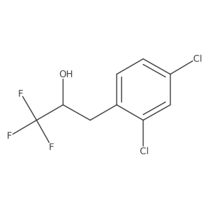 3-(2,4-Dichlorophenyl)-1,1,1-trifluoropropan-2-ol Structure