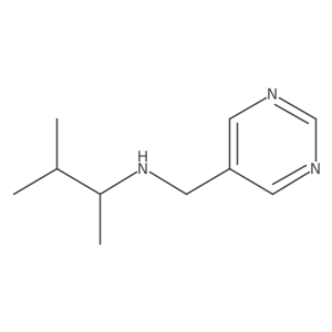 (3-Methylbutan-2-yl)(pyrimidin-5-ylmethyl)amine结构式