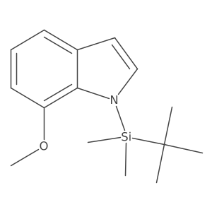1-(tert-butyl-dimethyl-silanyl)-7-methoxy-1H-indole Structure
