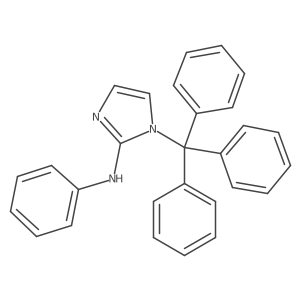 N-Phenyl-1-trityl-1H-imidazol-2-amine Structure