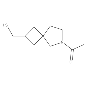 1-(2-(Mercaptomethyl)-6-azaspiro[3.4]octan-6-yl)ethanone结构式
