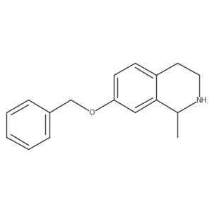 7-(Benzyloxy)-1-methyl-1,2,3,4-tetrahydroisoquinoline Structure