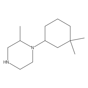 1-(3,3-Dimethylcyclohexyl)-2-methylpiperazine结构式