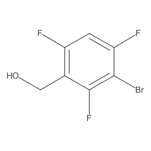 (3-Bromo-2,4,6-trifluorophenyl)methanol Structure