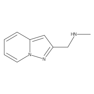 N-methylPyrazolo[1,5-a]pyridine-2-methanamine结构式