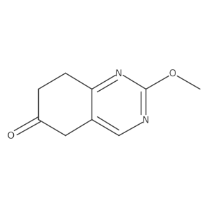 2-Methoxy-5,6,7,8-tetrahydroquinazolin-6-one结构式