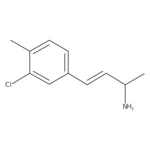 4-(3-Chloro-4-methylphenyl)but-3-en-2-amine结构式