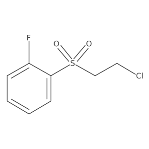1-((2-Chloroethyl)sulfonyl)-2-fluorobenzene Structure