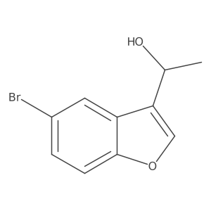 1-(5-Bromobenzofuran-3-yl)ethan-1-ol Structure