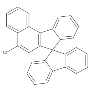 5-Chlorospiro[benzo[c]fluorene-7,9'-fluorene]结构式