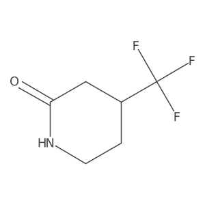 4-(Trifluoromethyl)piperidin-2-one结构式