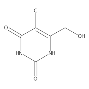 5-Chloro-6-(hydroxymethyl)-2,4(1H,3H)-pyrimidinedione Structure