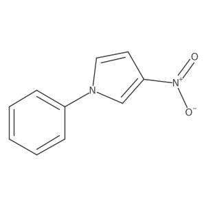 3-nitro-1-phenyl-1H-pyrrole结构式